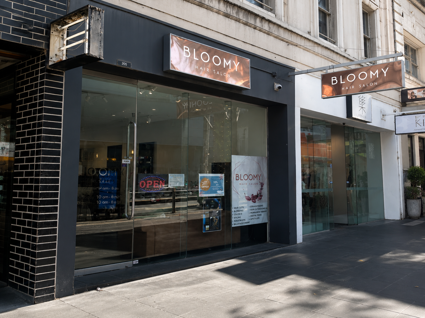 Bloomy Hair Salon placeholder hero image